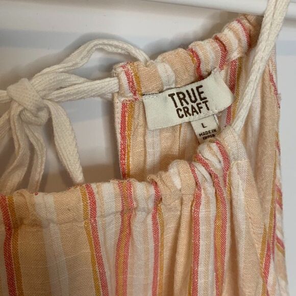 True Craft Striped Romper - Picture 3 of 10